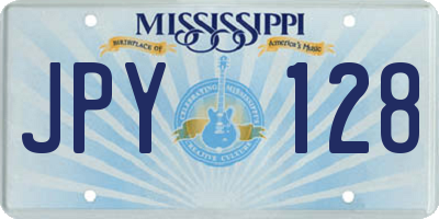 MS license plate JPY128