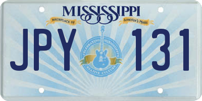 MS license plate JPY131