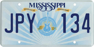 MS license plate JPY134