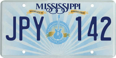 MS license plate JPY142