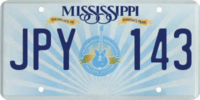 MS license plate JPY143