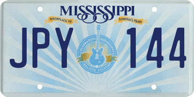 MS license plate JPY144