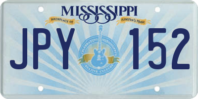 MS license plate JPY152