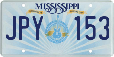 MS license plate JPY153