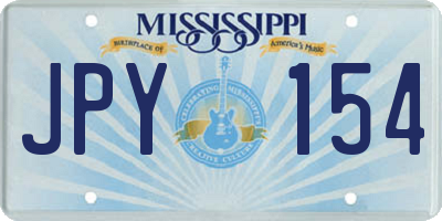 MS license plate JPY154