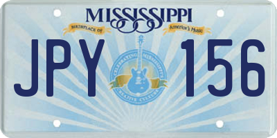 MS license plate JPY156