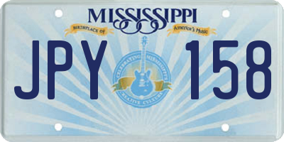 MS license plate JPY158