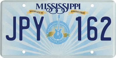 MS license plate JPY162