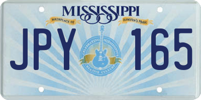 MS license plate JPY165