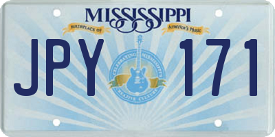 MS license plate JPY171