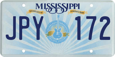 MS license plate JPY172