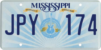 MS license plate JPY174