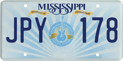 MS license plate JPY178