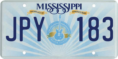 MS license plate JPY183