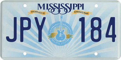 MS license plate JPY184