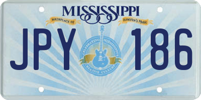 MS license plate JPY186