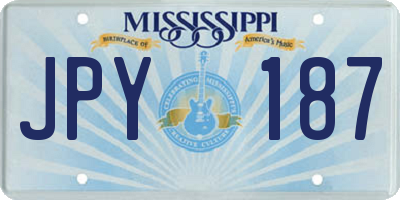 MS license plate JPY187