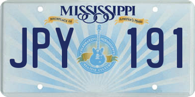 MS license plate JPY191