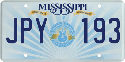 MS license plate JPY193