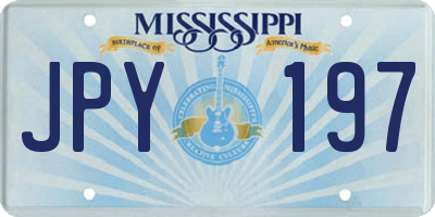 MS license plate JPY197