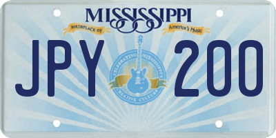 MS license plate JPY200