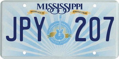 MS license plate JPY207
