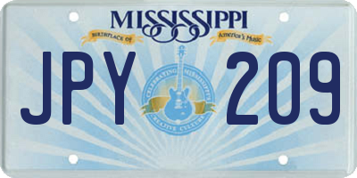 MS license plate JPY209