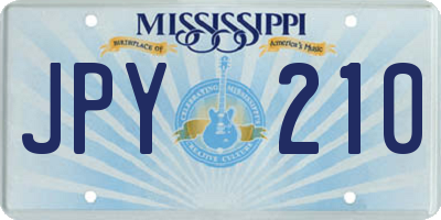 MS license plate JPY210