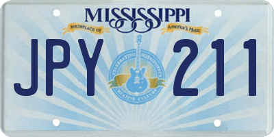 MS license plate JPY211