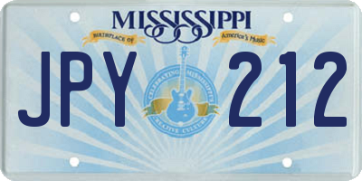 MS license plate JPY212