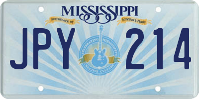 MS license plate JPY214
