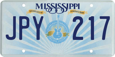 MS license plate JPY217