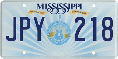MS license plate JPY218