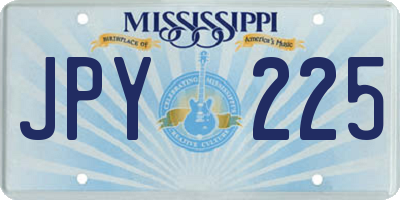 MS license plate JPY225