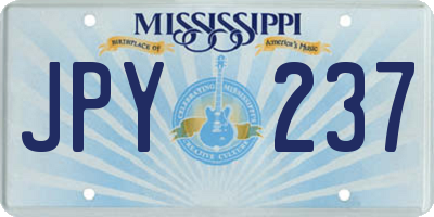 MS license plate JPY237