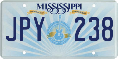 MS license plate JPY238