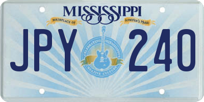 MS license plate JPY240