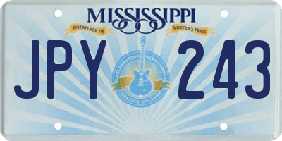 MS license plate JPY243