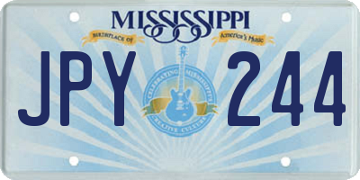 MS license plate JPY244