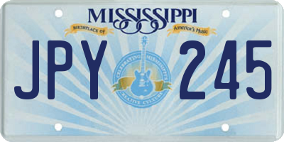 MS license plate JPY245