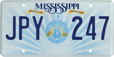 MS license plate JPY247