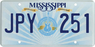 MS license plate JPY251