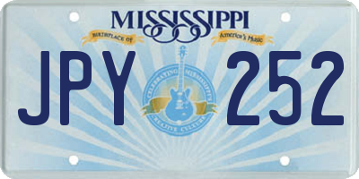 MS license plate JPY252