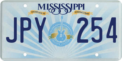 MS license plate JPY254