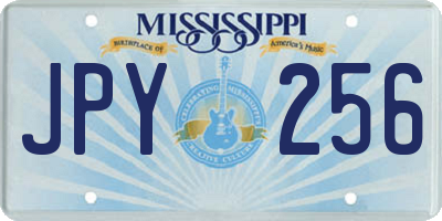 MS license plate JPY256