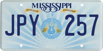 MS license plate JPY257
