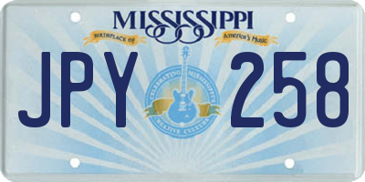 MS license plate JPY258