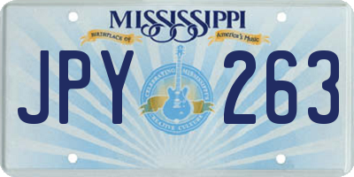 MS license plate JPY263