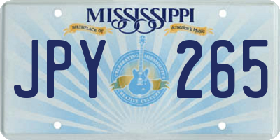 MS license plate JPY265