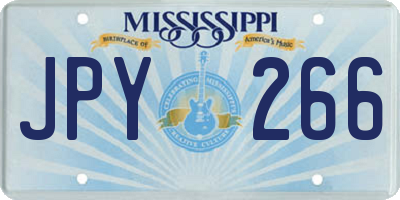 MS license plate JPY266